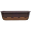 Plastia Samozavlažovací truhlík Mareta 80x20x18 cm čokoládová + bronzový