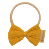 Čelenka pre dojčatá New Baby mustard - 0- 12 m