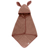 BIBS Kangaroo osuška s kapucňou z BIO bavlny,Woodchuck