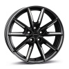 Borbet LX 8x19 5x112 ET40 black matt silver spoke rim