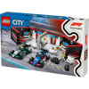 LEGO City 60444 F1 garáž, autá Mercedes-AMG a Alpine