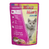 Miau Miau Cat Junior kuracie, vrecko 100 g - 24 ks