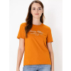 Tommy Hilfiger dámske oranžové tričko WW0WW43502 M