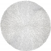 Podložka MagicHome pod tanier, 38 cm, strieborná