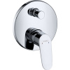 HANSGROHE Focus páková vaňová batéria pod omietku so zabudovanou bezpečnostnou kombináciou podľa EN1717, pre 2 výstupy, chróm, 31946000