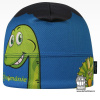 Chlapčenská funkčná čiapka Dráče - Bruno 127, Dinosaurus Farba: Modrá, Veľkosť: XS 48-50