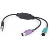 GEMBIRD adaptér USB - 2xPS2 (myš+klávesnice) UAPS12-BK