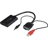 PremiumCord VGA+audio elektronický konvertor na rozhranie HDMI khcon-04 khcon-04