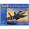 Revell McDonnell-Douglas /Northrop F/A-18E Super Hornet Model Set lietadla 1:144, 63 dielov (Revell McDonnell-Douglas /Northrop F/A-18E Super Hornet 1:144, 12,7x9,3cm, Model No.: 03997)