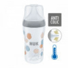 Dojčenská fľaša NUK Perfect Match Temperature Control 260 ml hnedá Sivá