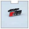 Logo Emblem Stamp Audi S6 na Chrome Grill (Logo Emblem Stamp Audi S6 na Chrome Grill)