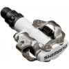 Pedály SHIMANO SPD PD-M520W bílé s kufry SM-SH51 v krabičce
