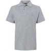 James&Nicholson Detská polokošeľa JN070K Grey Heather XL (146/152)