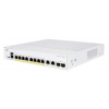 Cisco Cisco switch CBS250-8PP-E-2G (8xGbE,2xGbE/SFP combo,8xPoE+,45W,fanless) - REFRESH