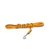 Julius K9 Color & Grey Supergrip Vodítko s rukoväťou Oranžové - vodítko pre psa, protišmykové, oranžové - 300cm/14mm