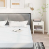 vidaXL Chránič matraca biela 120x200 cm vodeodolné - Biela - 224799-242696