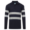 PORTWEST PW3 MODAFLAME KNIT FR733 / Reflexná nehorľavá polokošeľa s dlhým rukávom - navy XXL