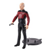Noble Collection Star Trek: The Next Generation Bendyfigs Ohebná Figure Capt. Picard 19 cm