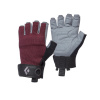 Ferratové rukavice Black Diamond W Crag Half-Finger Gloves Bordeaux