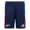 adidas Arsenal Away Shorts 2025 2026 Juniors Blue/Grey 13 Years