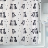 Spirella sprchový závěs KITTY Paw, motiv kočky, bílý, 180 x 200 cm, polyester (10.19180)