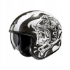 OTVORENÁ MOTOCYKLOVÁ PRILBA HJC V31 FLAME WHITE/BLACK L