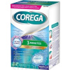 COREGA 3 MINUTES DENTURE TABLETS - antibakteriálne čistiace tablety 18x6 ks (108 ks)