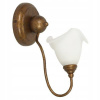 Lampové tienidlo - Rattan lampa s bielym jazdným pruhom Clayre & EEF (Rattan lampa s bielym jazdným pruhom Clayre & EEF)