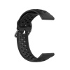 Techsuit - Watchband 20mm (W004) remienok pre Samsung Galaxy Watch 4 / 5 / Active 2, Huawei Watch GT 3 (42 mm) / GT 3 Pro (43 mm) – čierny KF239505
