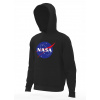 Mikina - Detská mikina artkoszulka veľkosť 152 čierna rukáv (Mikina NASA, detský darček, čierny 152)