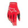 Rukavice RADAR, ALPINESTARS, dětské (červená/stříbrná) 2024 Velikost: 2XS