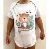 Milinko Unikátne detské body na krátky rukáv- Leopard v divočine veľkosť: 80 (9-12m)
