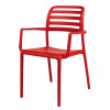 Nardi plastové kresielko Costa červená