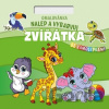 Omaľovánka Nalepuj a vyfarbuj! Zvieratká