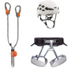 Petzl Kit Via Ferrata Eashook je kompletná sada vybavenia určená pre zaistené cesty via ferrata, ktorá poskytuje maximálnu bezpečnosť, pohodlie a univerzálne po Šedá
