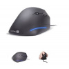 MIX CONNECT IT FOR HEALTH ergonomická vertikálna myš, 1600dpi, 6 tlačidlová, káblová, USB, čierna (CMO-2500-BK)