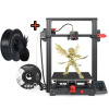 CREALITY 3D Creality Ender 3 Max Neo FDM 3D tlačiareň 300 x 300 x 320 mm Veľký stavebný objem + 1 kg čierneho PLA vlákna