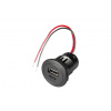 PRO-CAR Zapustená dvojitá zásuvka Pro Car s USB-C/USB-A