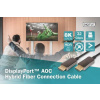 Digitus DisplayPort AOC hybridní připojovací kabel M/M, 10m, UHD 8K@60Hz, CE, zlato, bl