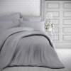 Kvalitex Francúzske saténové obliečky s prúžkom 1+2, 240x200, 70x90cm SVETLO SIVÉ