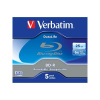 Verbatim BD-R, Datalife, 25GB, jewel box, 43836, 6x, 5-pack