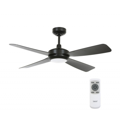 Lucci air | Lucci air 213303- LED Stmievateľný ventilátor SLIPSTREAM 1xGX53/12W/230V čierna+DO | FAN00254