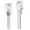 XtendLan Patch kábel Cat 6 UTP 5m - biely plochý