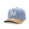 Kšiltovka Mitchell & Ness - Branded Frosted Peak - Pro Pinch Snapback - Blue/Brown velikost One Size (56-59 cm)