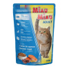 Miau Miau Cat losos, vrecko 100 g - 24 ks