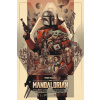 CUKROVÁ TLAČ Opłatek na Tort Cukrová hmota Star Wars Mandalorian + MENO