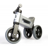 Odrážadlo TEDDIES FUNNY WHEELS 2v1 sivo-čierne