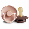 DVOJBALENIE CUMLÍKOV FRIGG ROPE BLUSH/ COCOA, 0-6M, KAUČUK
