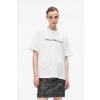 Bavlnené tričko Karl Lagerfeld dámske, biela farba, A4W17074 XL