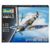 Revell Spitfire Mk.IIa Model Set lietadlo 1:72, 38 dielov (Revell Spitfire Mk.IIa 1:72, 12,7x15,5cm, Model No.: 03953)